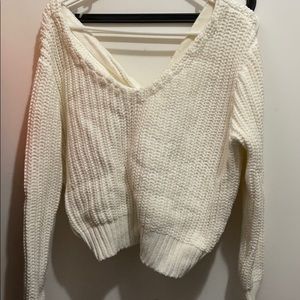 Pacsun Cream knit sweater
